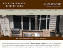 Tablet Screenshot of houstontxoutdoorkitchens.com